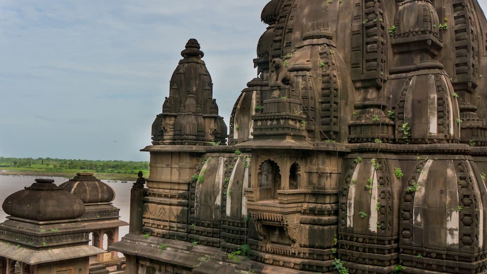 Exterior shots of Ahilya fort Maheshwar