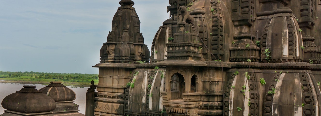 Exterior shots of Ahilya fort Maheshwar