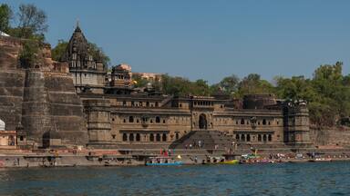 Maheshwar Situated on the banks of river Narmada in madhya pradesh,India.