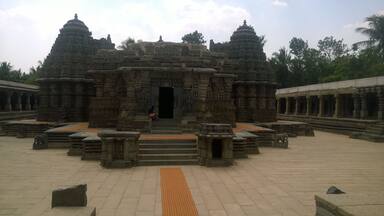 one of the famous and finest representations of Hoyasala architecture, intricate carvings and sculptures with metal like polishing attracts tourists. One of best places to experience Mysore tourism.
#Hoyasalabarchitectu #chennakeshava temple#peacefulplace#