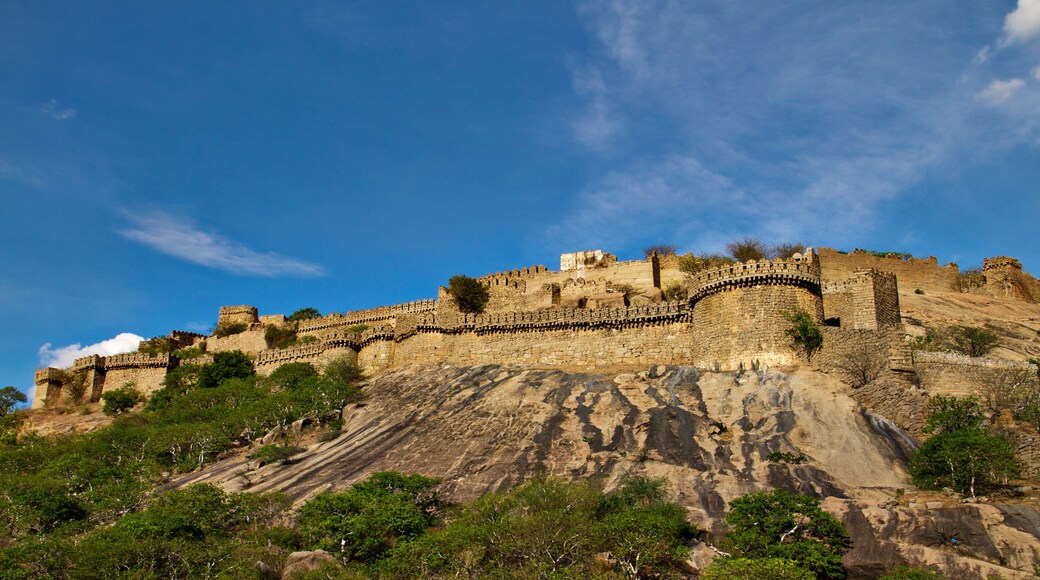 Bhongir fort was built in 10th century on an isolated monolithic rock by the Western Chalukya ruler Tribhuvanamalla Vikramaditya IV in the year 1076