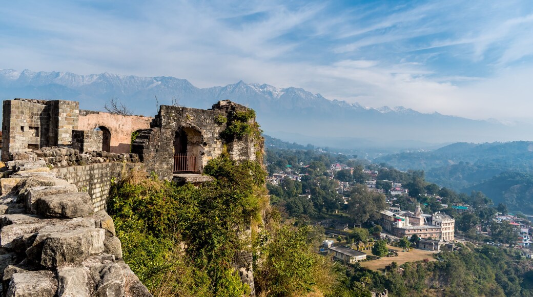 Ruins of haunted Kangra Fort near Palampur and Dharamsala, Himachal Pradesh, India