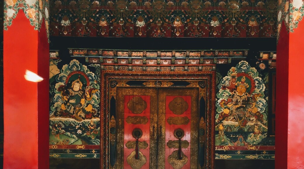 #LifeAtExpedia #Red
Entrance of Nyingma Monastery in Chaugan, India