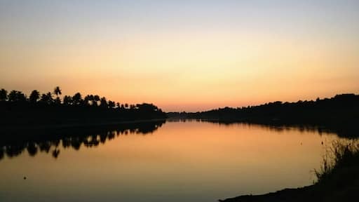 Sunset drama🌅
Who says rural India has not much to offer? I would give it all to be a place as Serene and picturesque like this💚