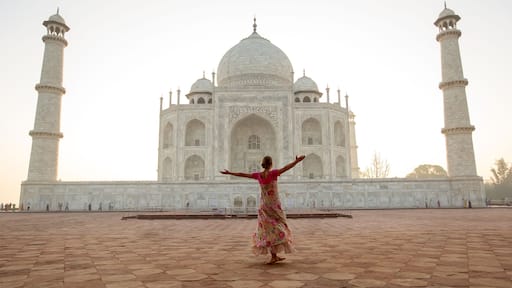 Taj Mahal in sunrise light, Agra, India