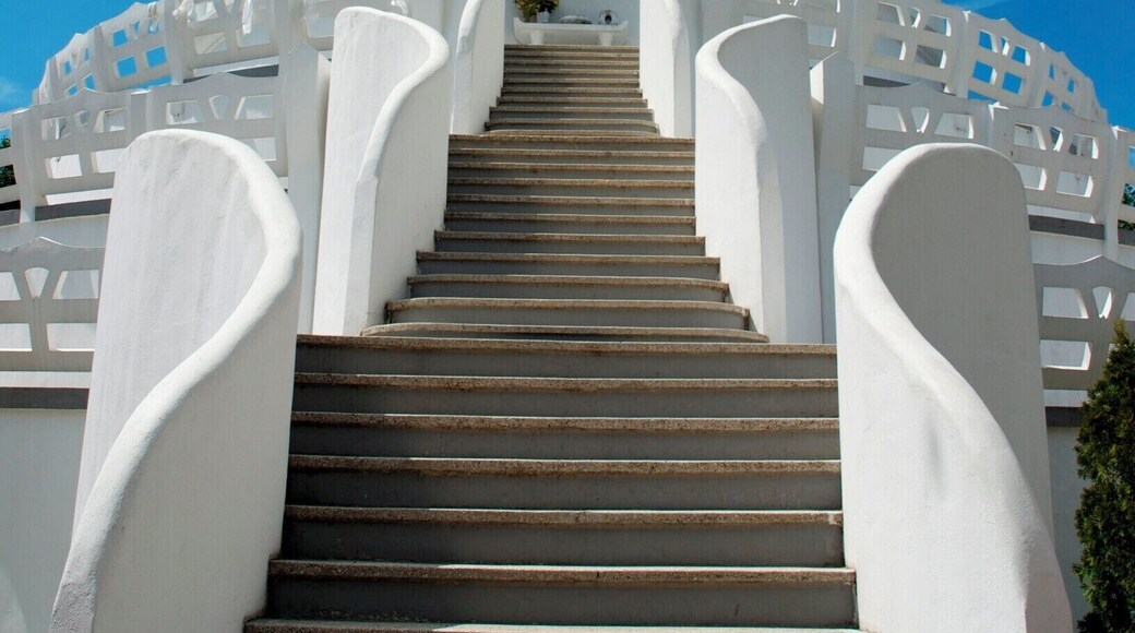 Tucked away in the forest- a beautiful Stupa