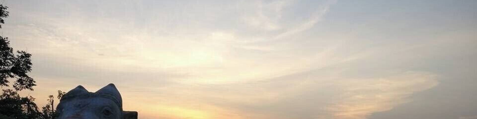 View from the top of Adichuchunagiri hills in hassan. This temple is full of Lord Bairava statues