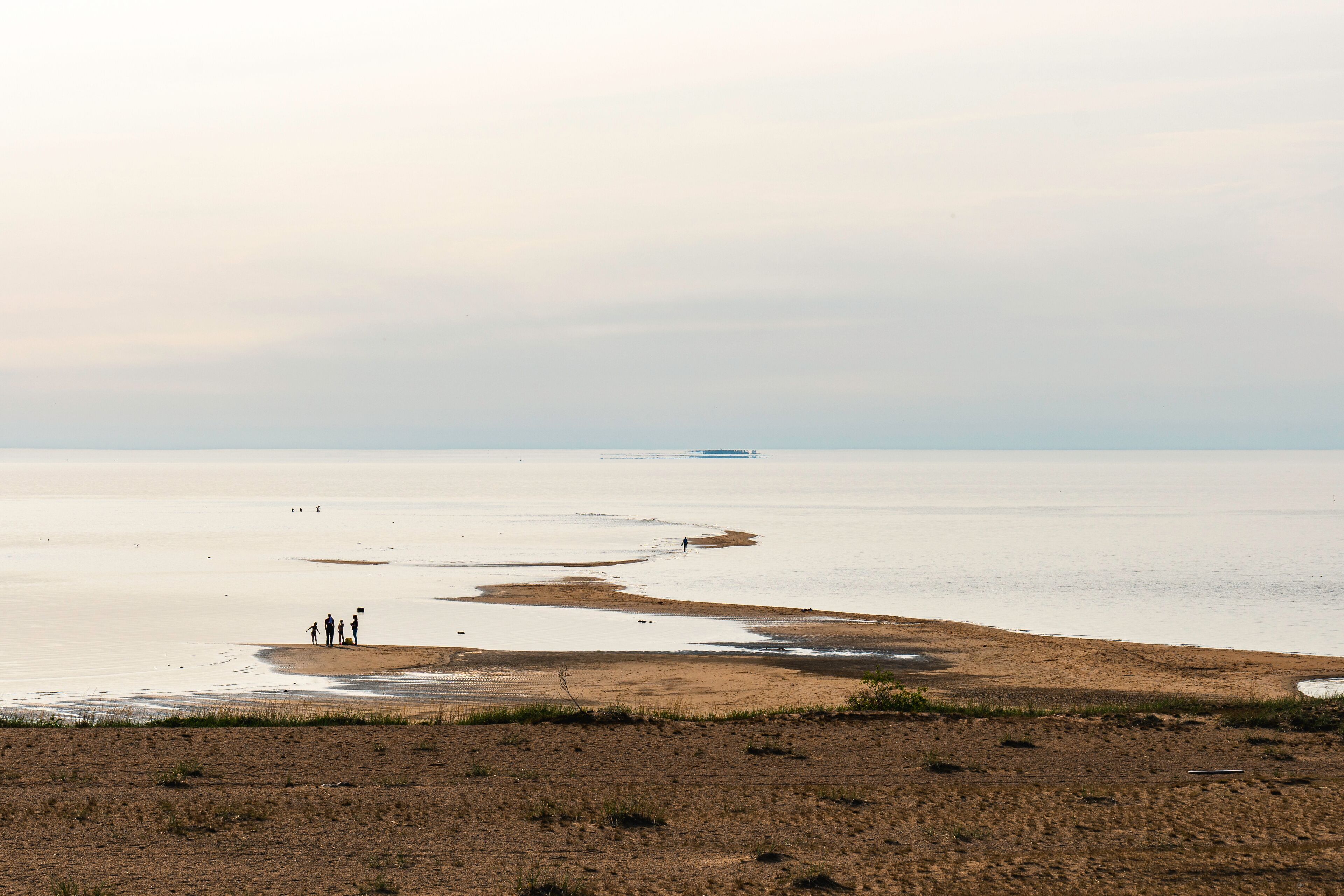 The irregular and stretching beach Kalajoen Hiekkasärkät in Finland