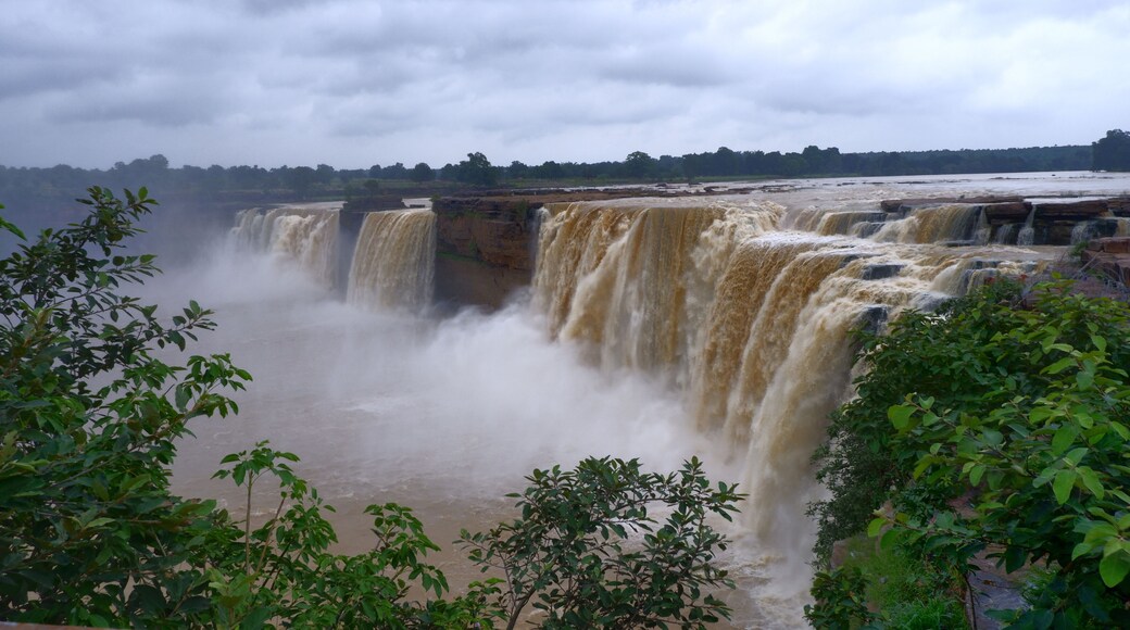 Broadest waterfalls in India, Chitrakoot or Chitrakote falls, Chhattisgarh, India. Located near the Kanger Valley National Park