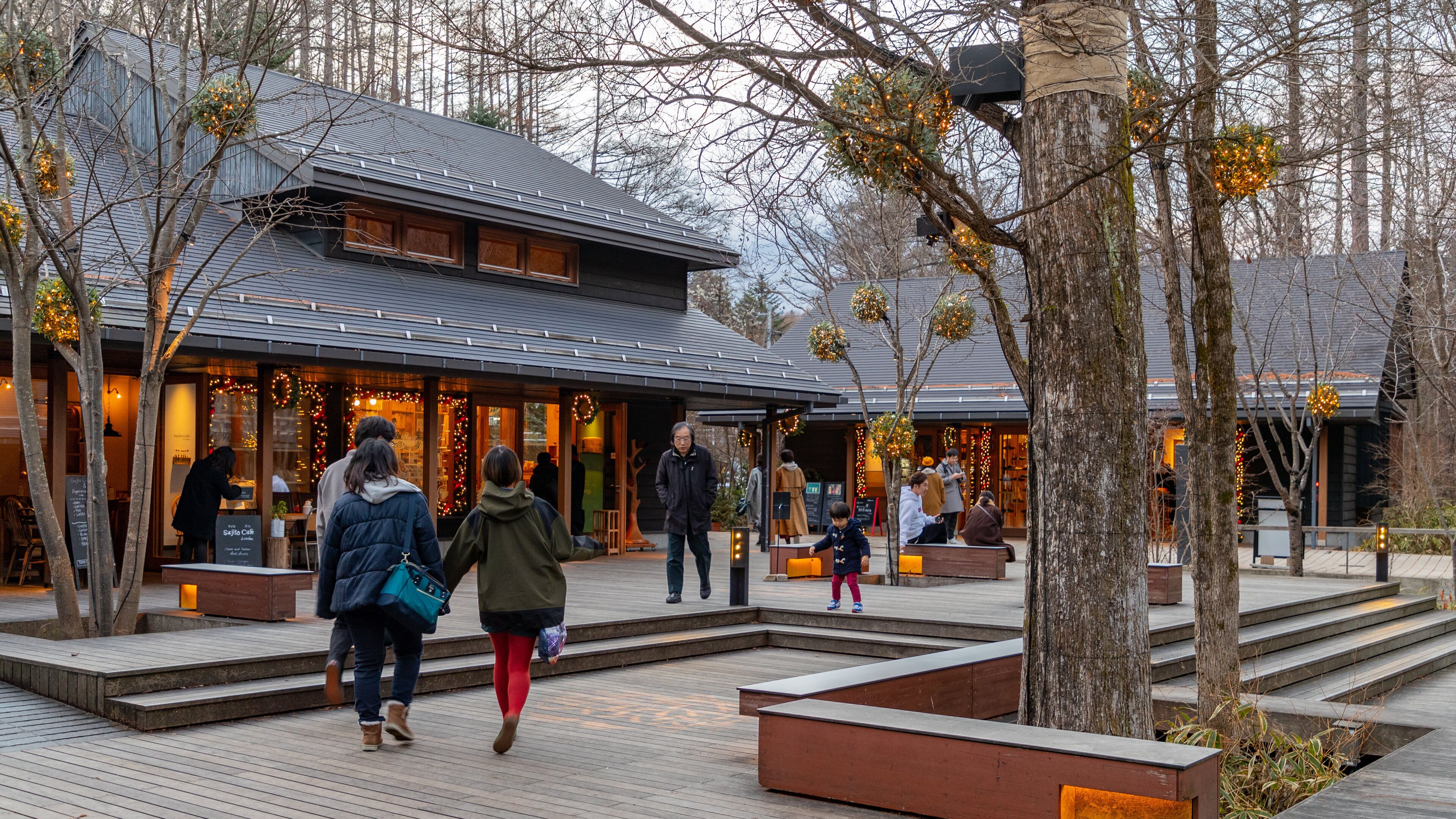 Hoshino Onsen Hot Spring featuring street scenes