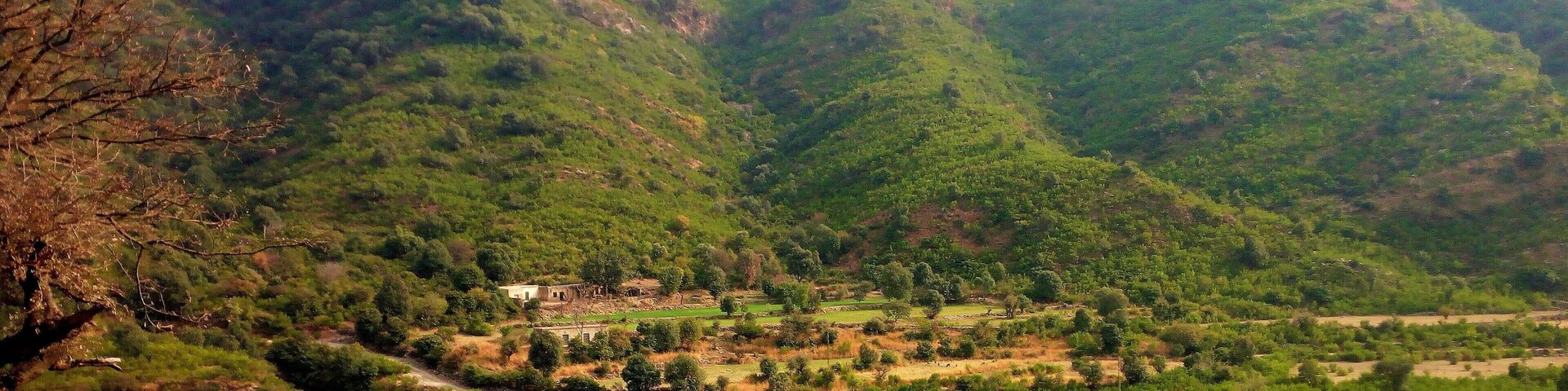 Beautiful scenery from stupa
