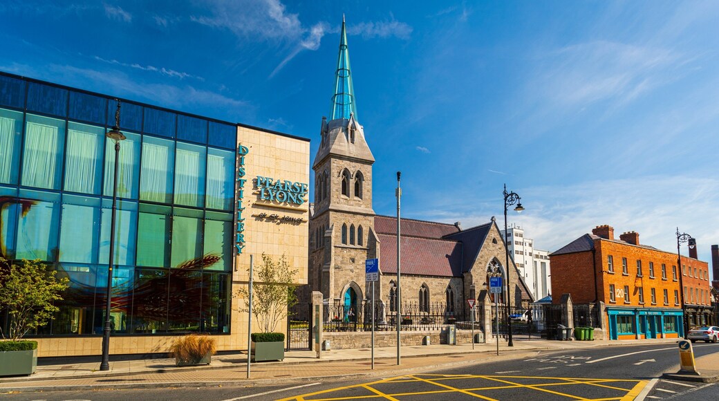 Pearse Lyons Whiskey Distillery which includes a church or cathedral and heritage architecture