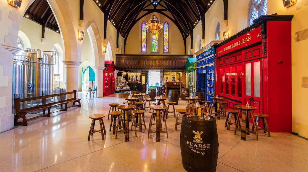 Pearse Lyons Whiskey Distillery featuring interior views and heritage elements