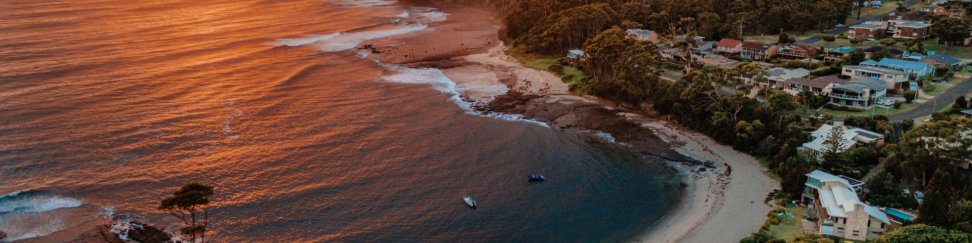 Sunrise at Mollymook beach Ulladulla