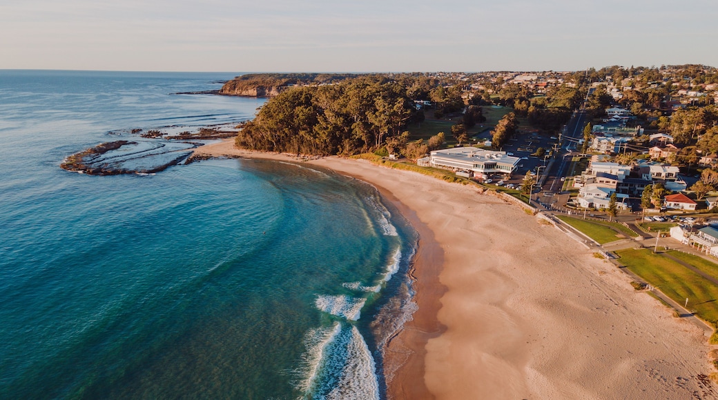 Mollymook beach during sunrise, South Coast, NSW, Australia.