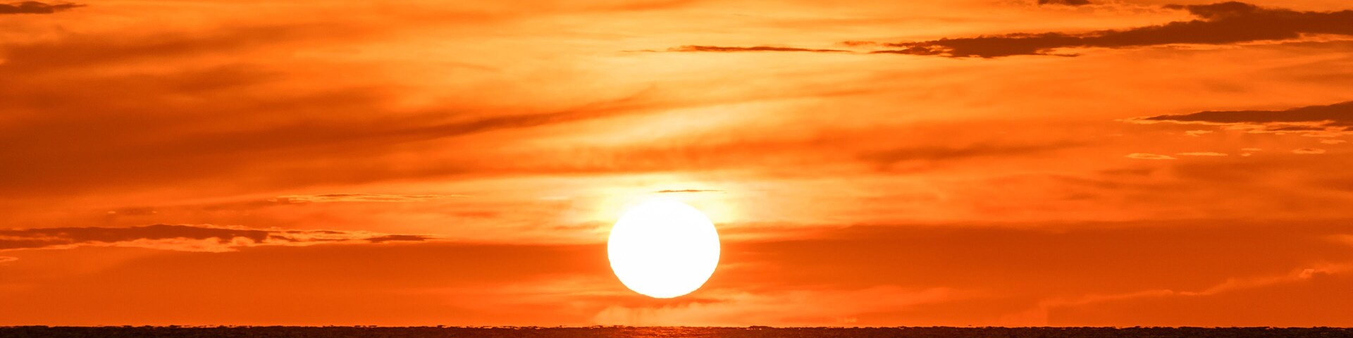 Epic view of the sun as it sets in Montego Bay, Jamaica.