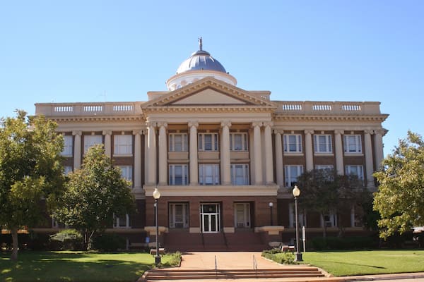 Historic Anderson County Courthouse Located in Palestine, Texas