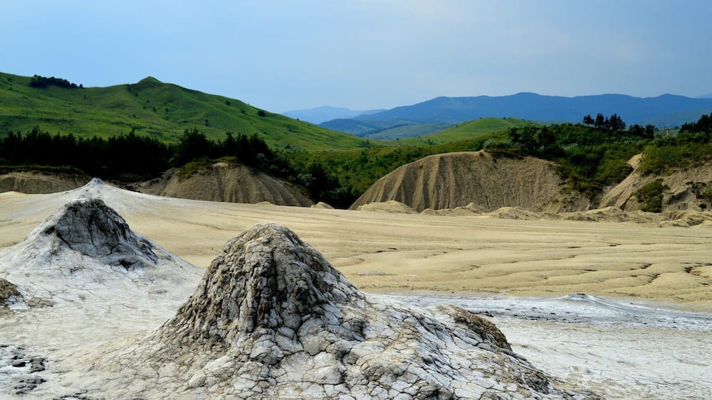 Mud vulcanoes,Romania
