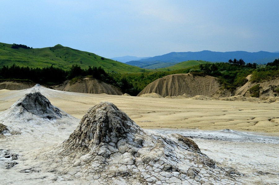 Mud vulcanoes,Romania