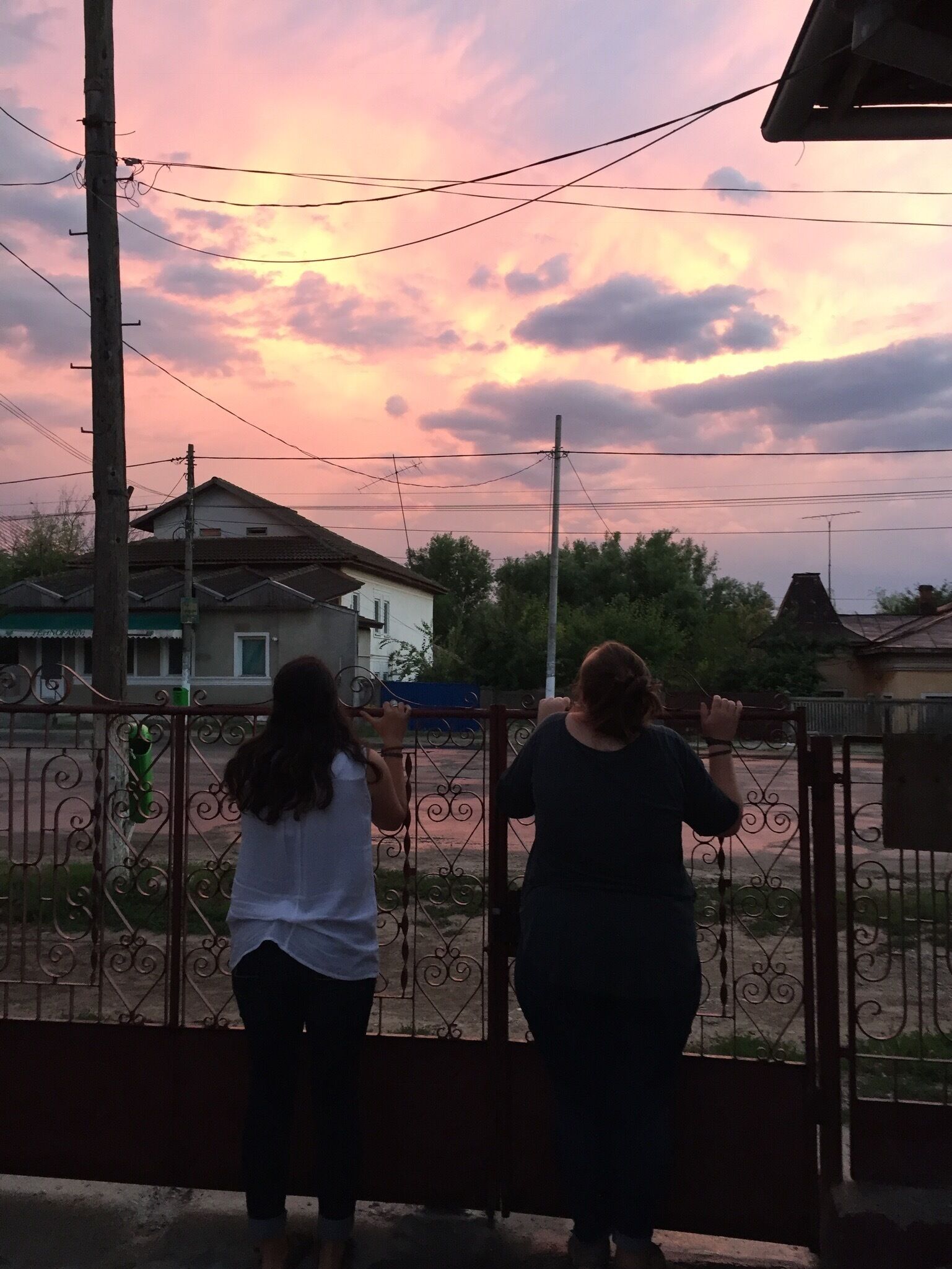 Outside my front door 