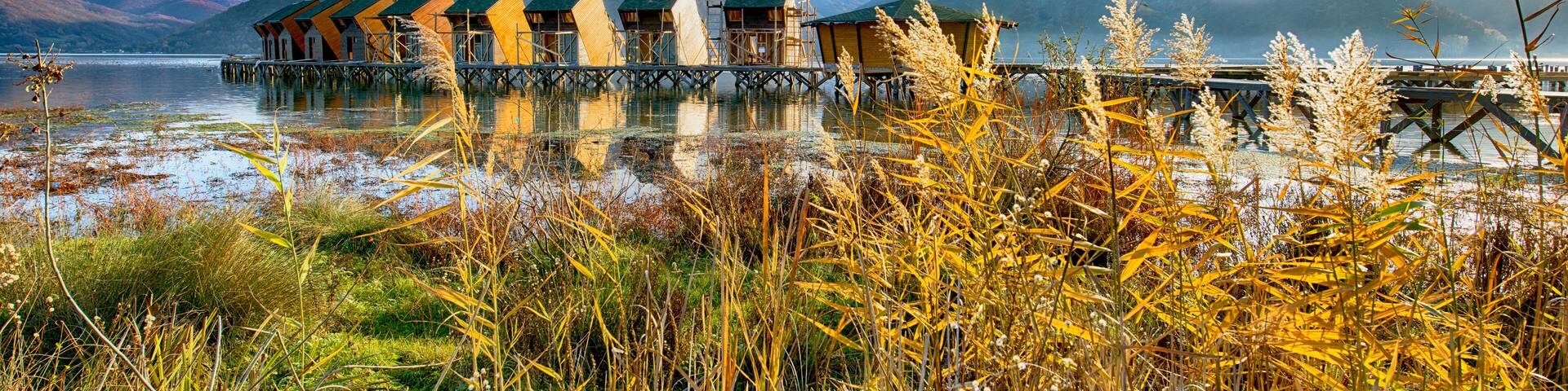 Berzasca Water Village; Shutterstock ID 424567591; purchase_order: -; Order: -; client: -; job: -