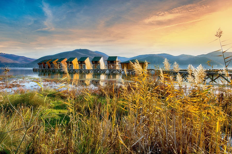 Berzasca Water Village; Shutterstock ID 424567591; purchase_order: -; Order: -; client: -; job: -