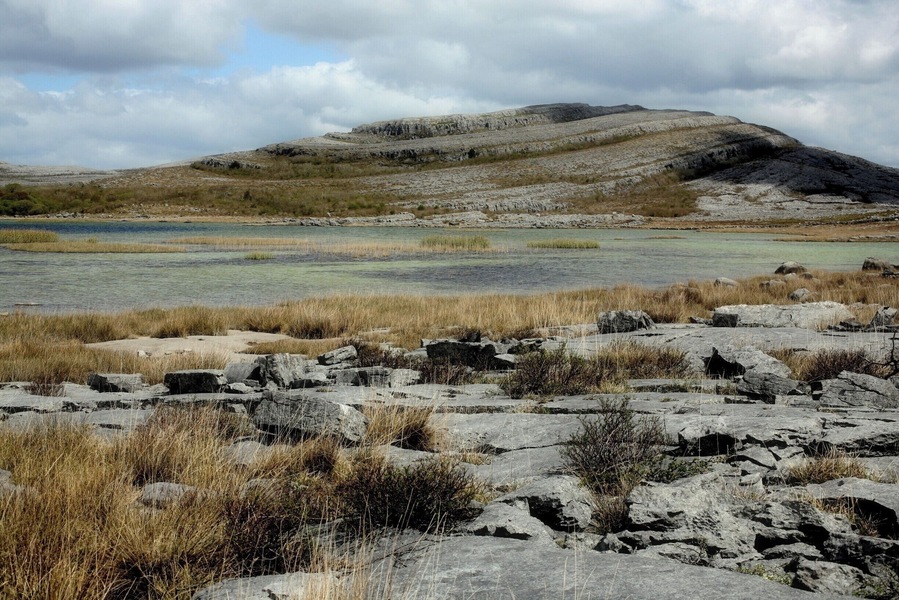 Lough Gealán, with Mullach Mor as a backdrop, forms the heart of the Burren National Park. This is karst landscape at its best, and is of inordinate conservation value. The landscape is strange, the longer you spend in it, the more captivated you become. I lived here for seven years, and still regard it as the most wonderful part of Ireland. #NationalPark