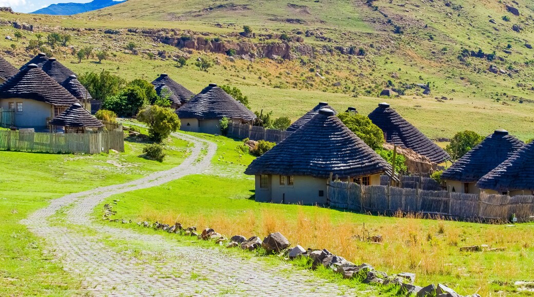 Basotho Cultural Village in Drakensberg Mountains South Africa