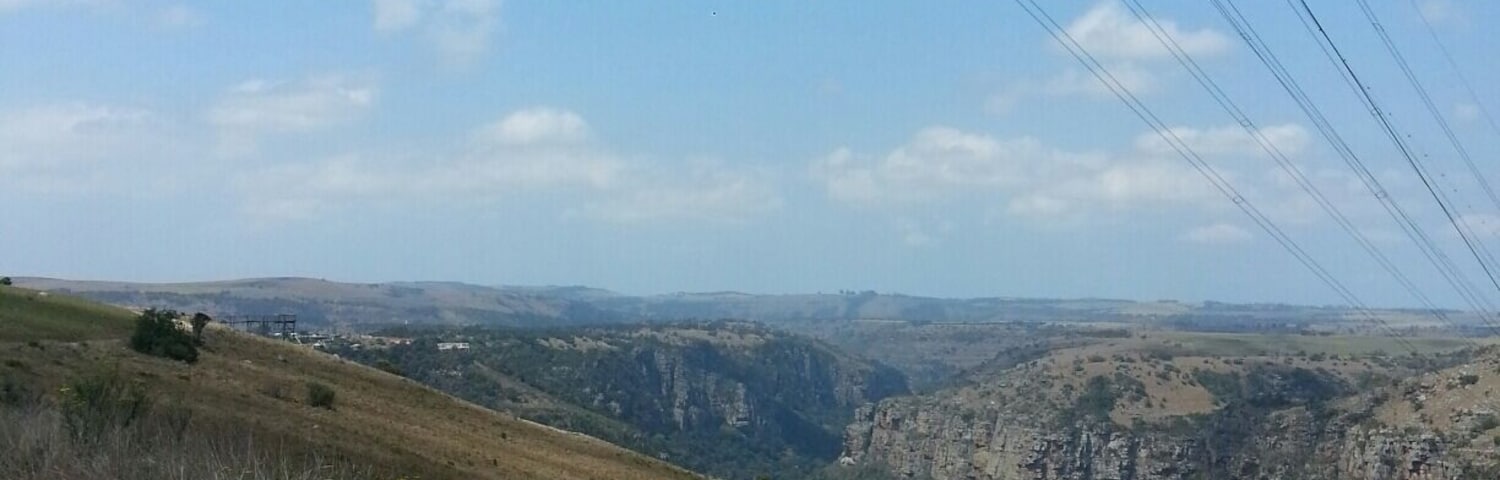 Oribi Gorge. Zip lining and awesome little nature reserve to go on a game drive through.