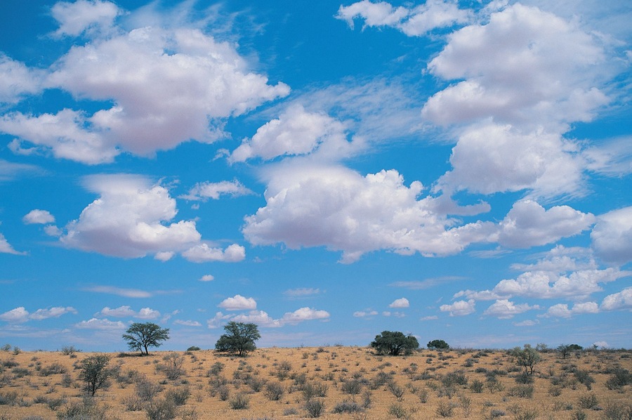 Clouds over Kalahari Gemsbok National Park