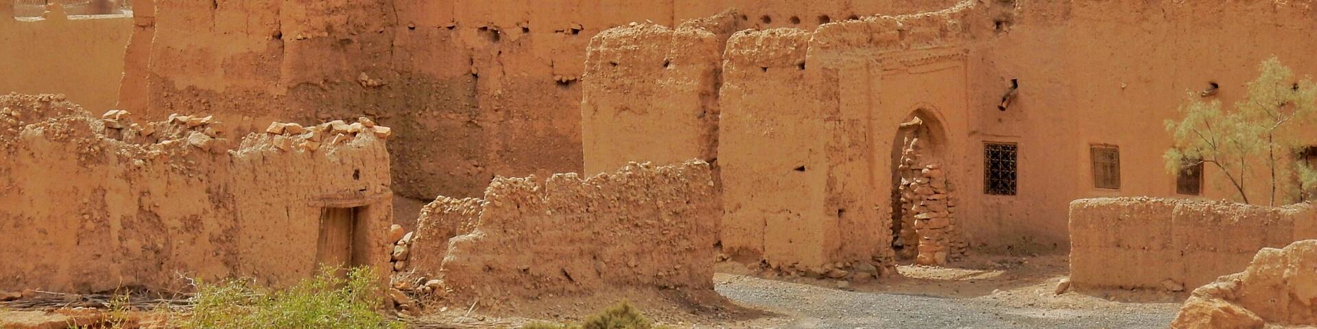 Berber village, Ziz River valley, Morocco