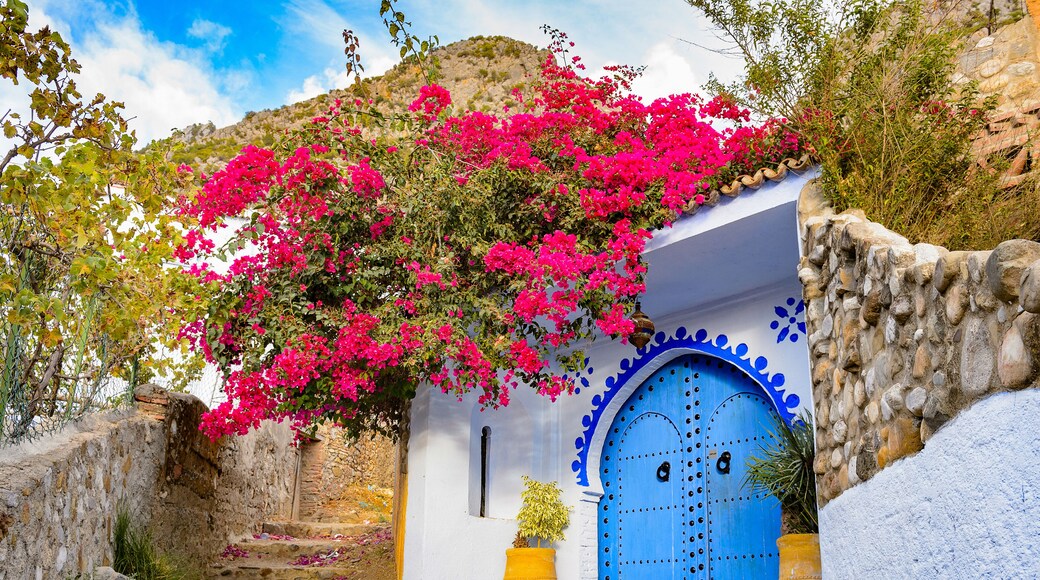 It's Architecture of Chefchaouen, Morocco.