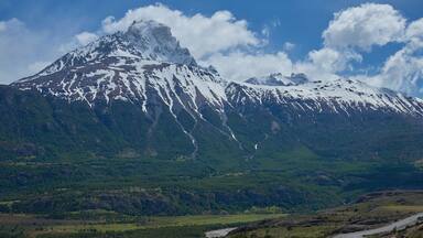 Landscape along the Carretera Austral above Rio Ibanez in Patagonia, Chile