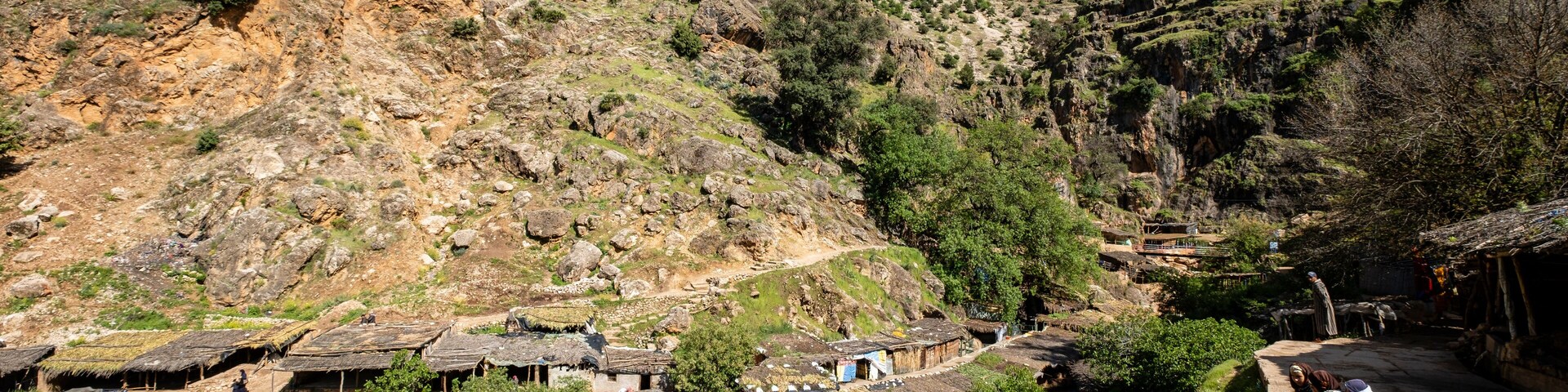 Fuentes de Oum Rabia, Zaouia de Ifrane, Atlas Medio,, Marruecos, Africa