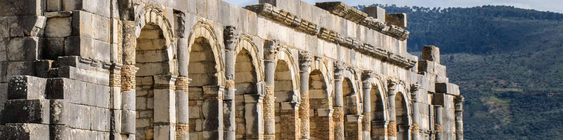 The ancient Roman city of Volubilis was like the Vegas of its day. According to our guide, it was an "anything goes" society where people enjoyed overeating, bath houses and brothels. But what happened in Volubilis doesn't stay in Volubilis. See: "A Tour Down Hedonism Lane" at http://www.travelblissnow.com/tour-volubilis-morocco/