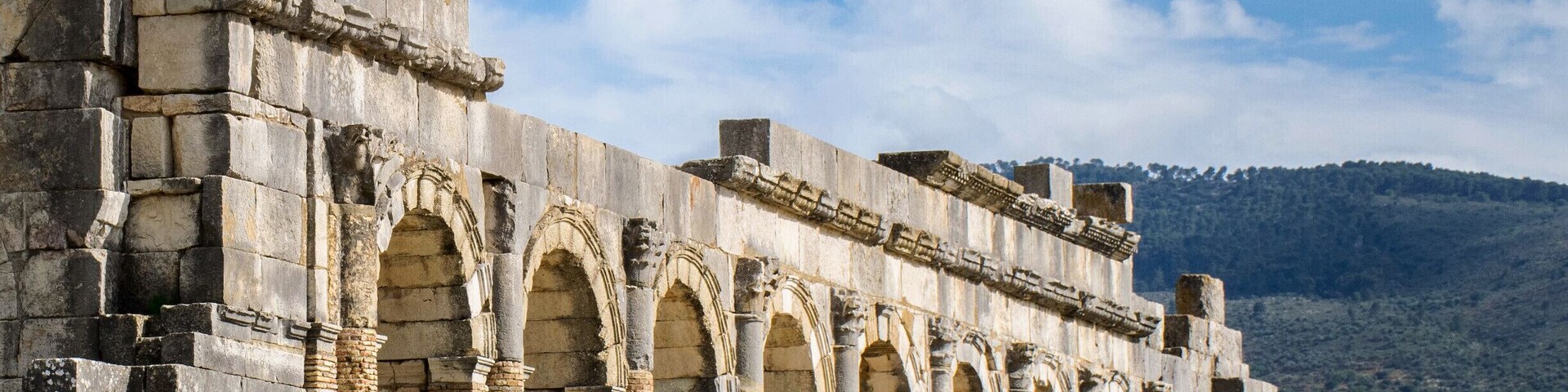 The ancient Roman city of Volubilis was like the Vegas of its day.  According to our guide, it was an "anything goes" society where people enjoyed overeating, bath houses and brothels.  But what happened in Volubilis doesn't stay in Volubilis.  See:  "A Tour Down Hedonism Lane"  at http://www.travelblissnow.com/tour-volubilis-morocco/
