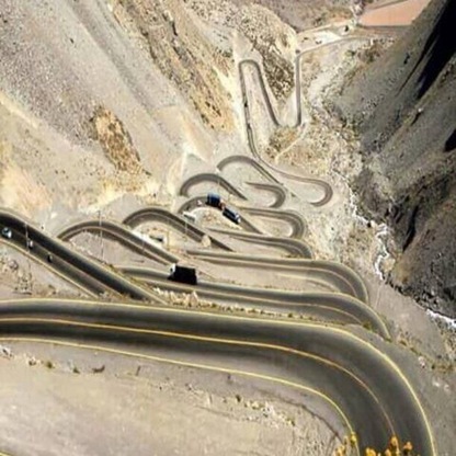 This is part of the road called:
" LOS CARACOLES "