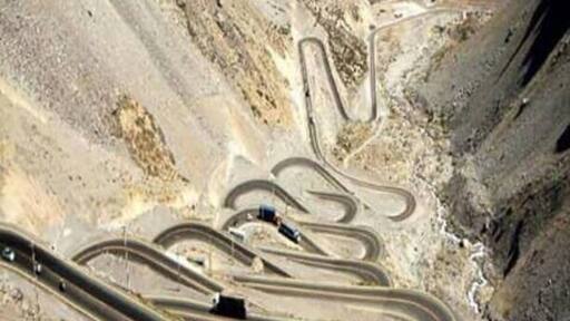 This is part of the road called:
" LOS CARACOLES "