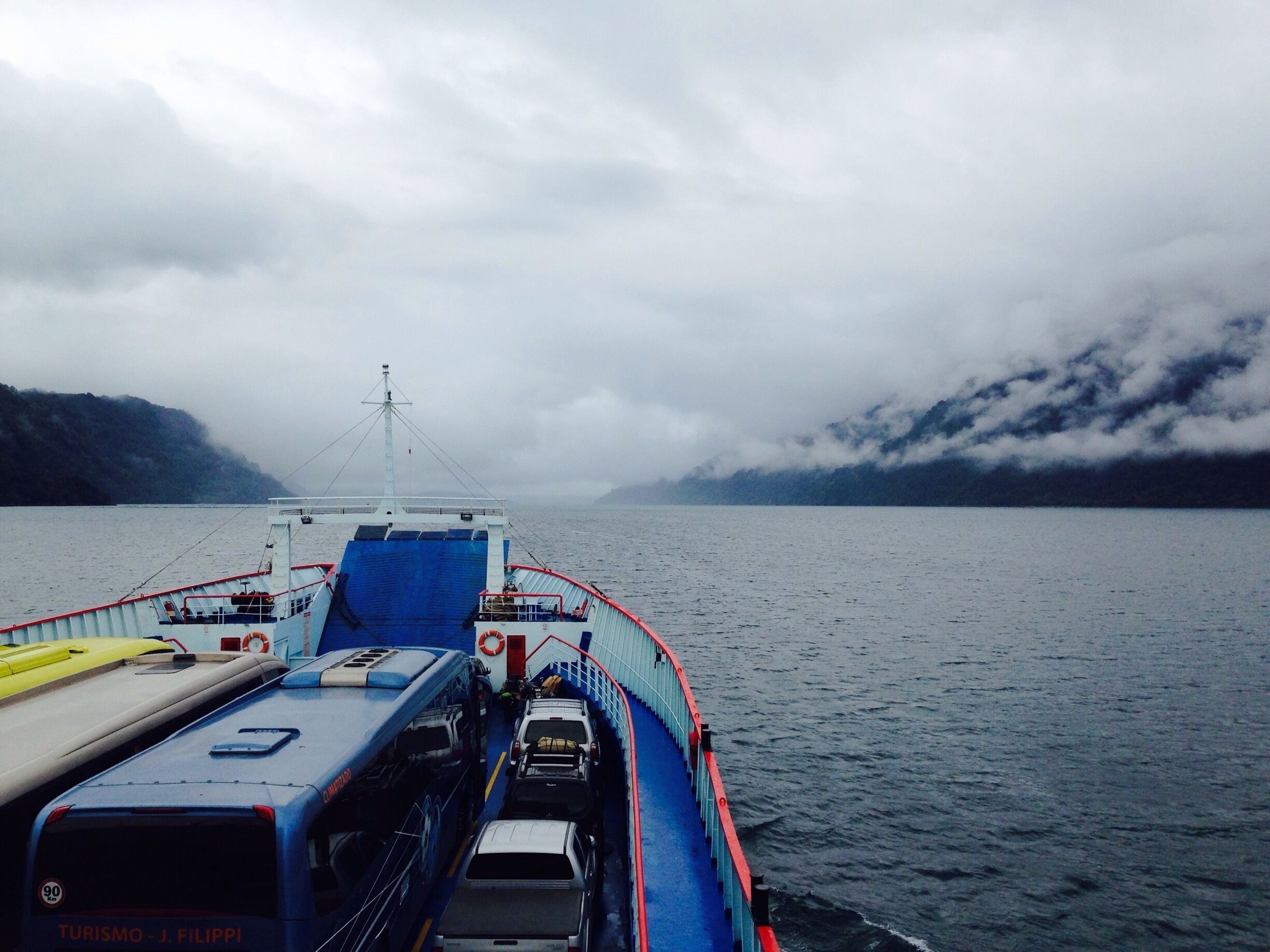 The ferry ride from Hornopiren on my way from Puerto Montt to Chaitén 