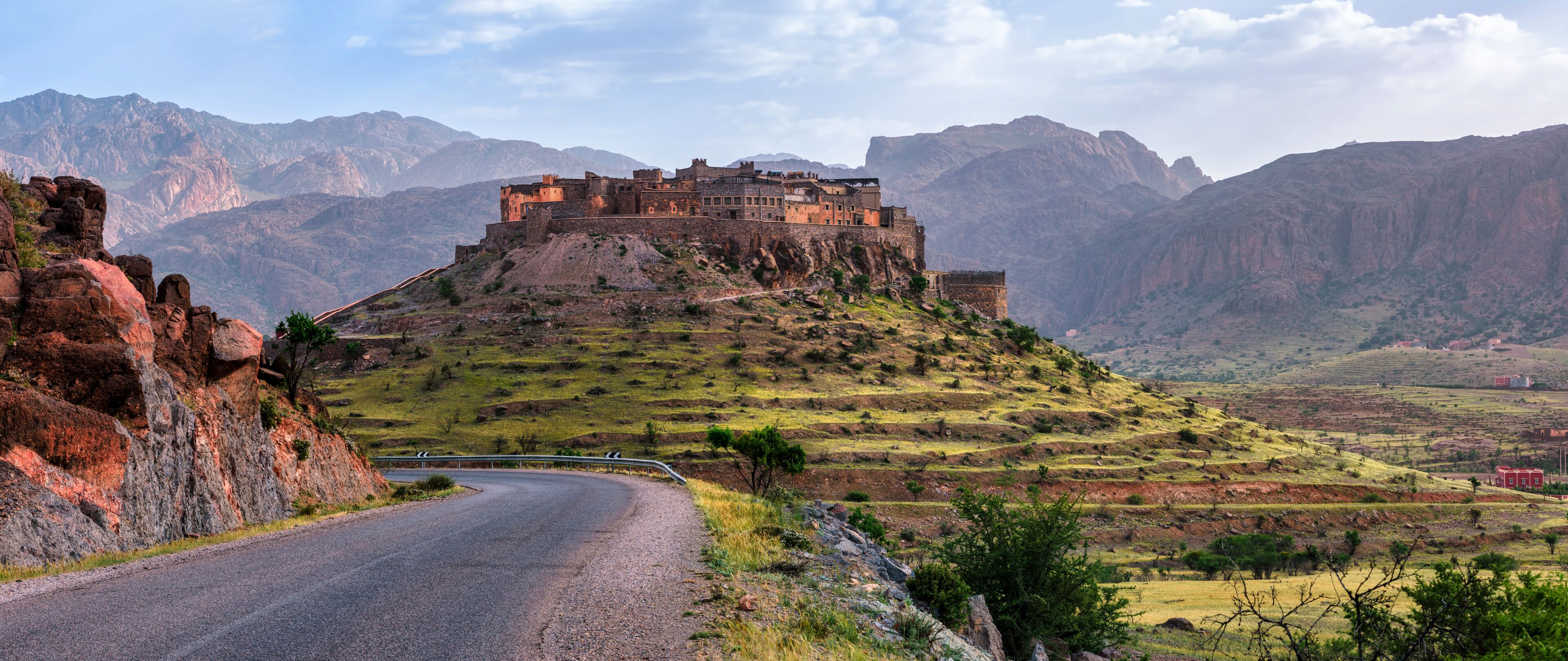 Ksar Tizourgane village in moroccan Antiatlas mountains, southern Morocco