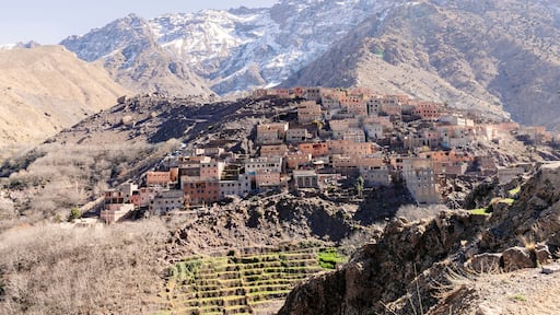 Amazing Berber village located in High Atlas mountains, Morocco