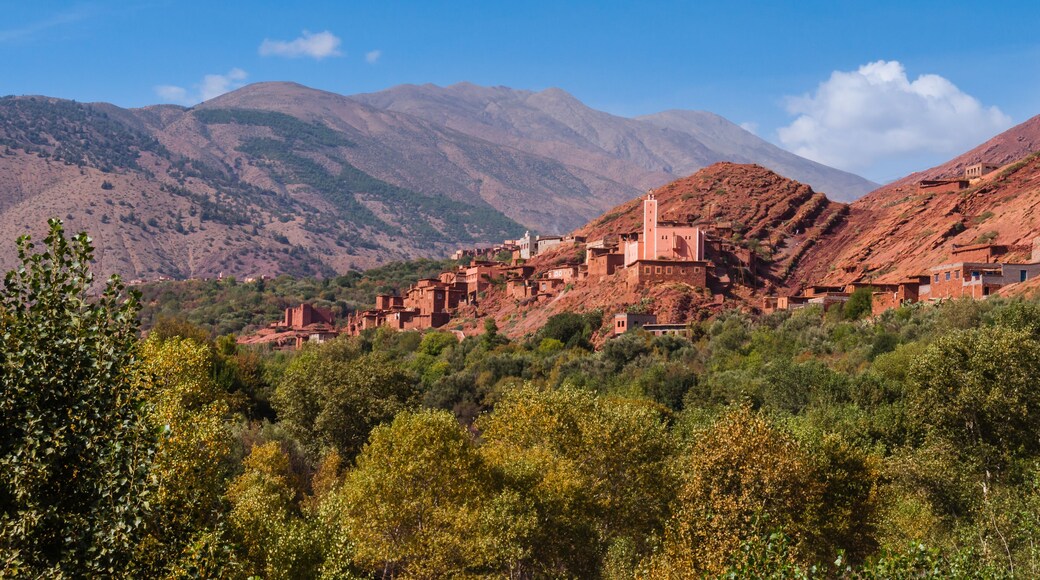 Bergdorf Tinmal im Hohen Atlas; Marokko
