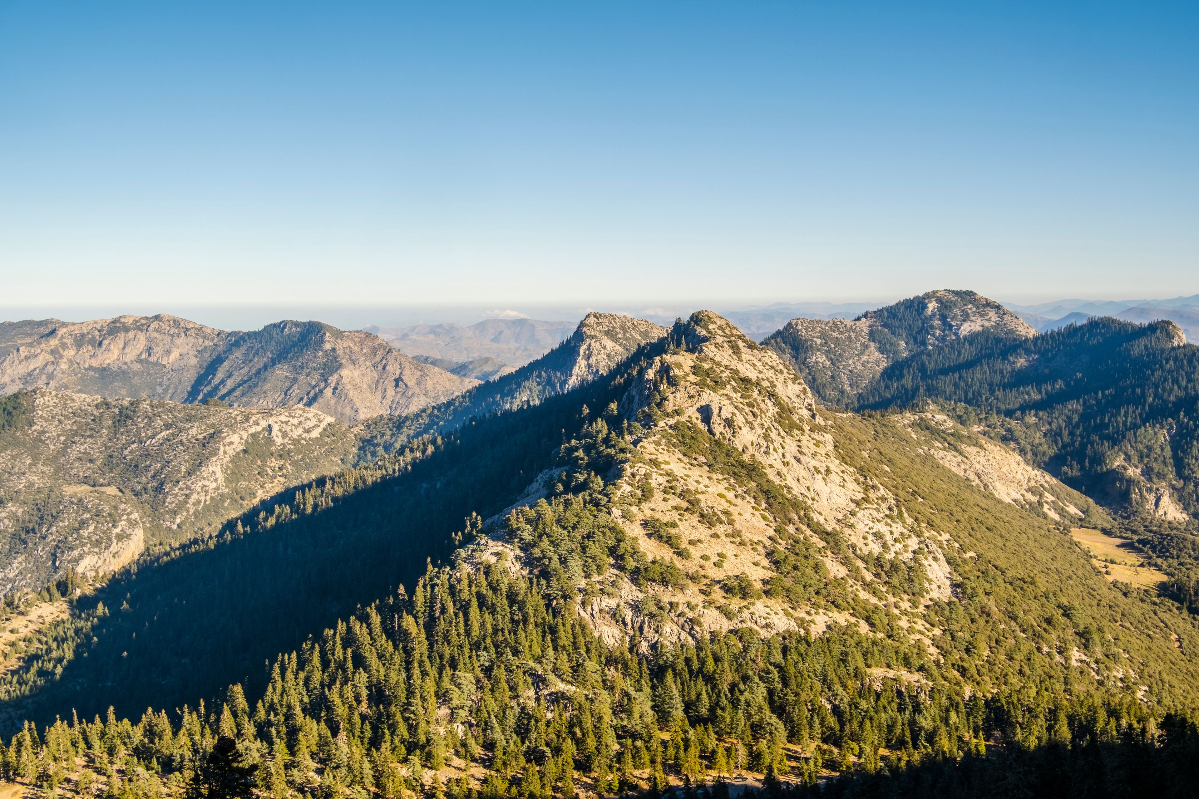 Beautiful View while hiking to Jebel Khmes, Morocco - The Highest peak in Talassemtane National Park