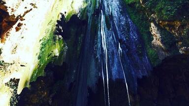 Day trip to Akchour Waterfalls....2 hour hike there and back. Worth the hike to enjoy a cold swim 👍#waterfall #daytrip #hiking #morocco