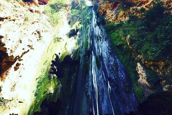 Day trip to Akchour Waterfalls....2 hour hike there and back. Worth the hike to enjoy a cold swim 👍#waterfall #daytrip #hiking #morocco