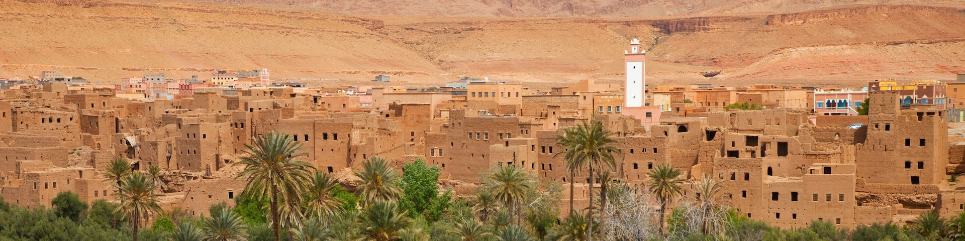 Tinerhir,la entrada a las Gargantas del Todra, Alto Atlas, Marruecos, Africa