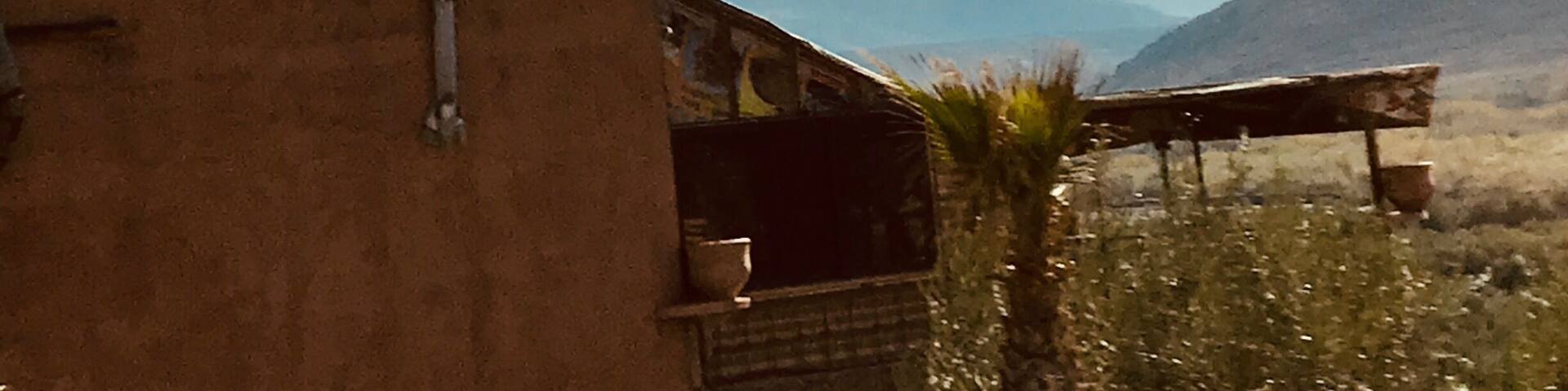 Barber House overlooking the Atlas Mountains