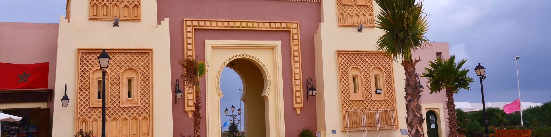 Gate near a beach in Morocco