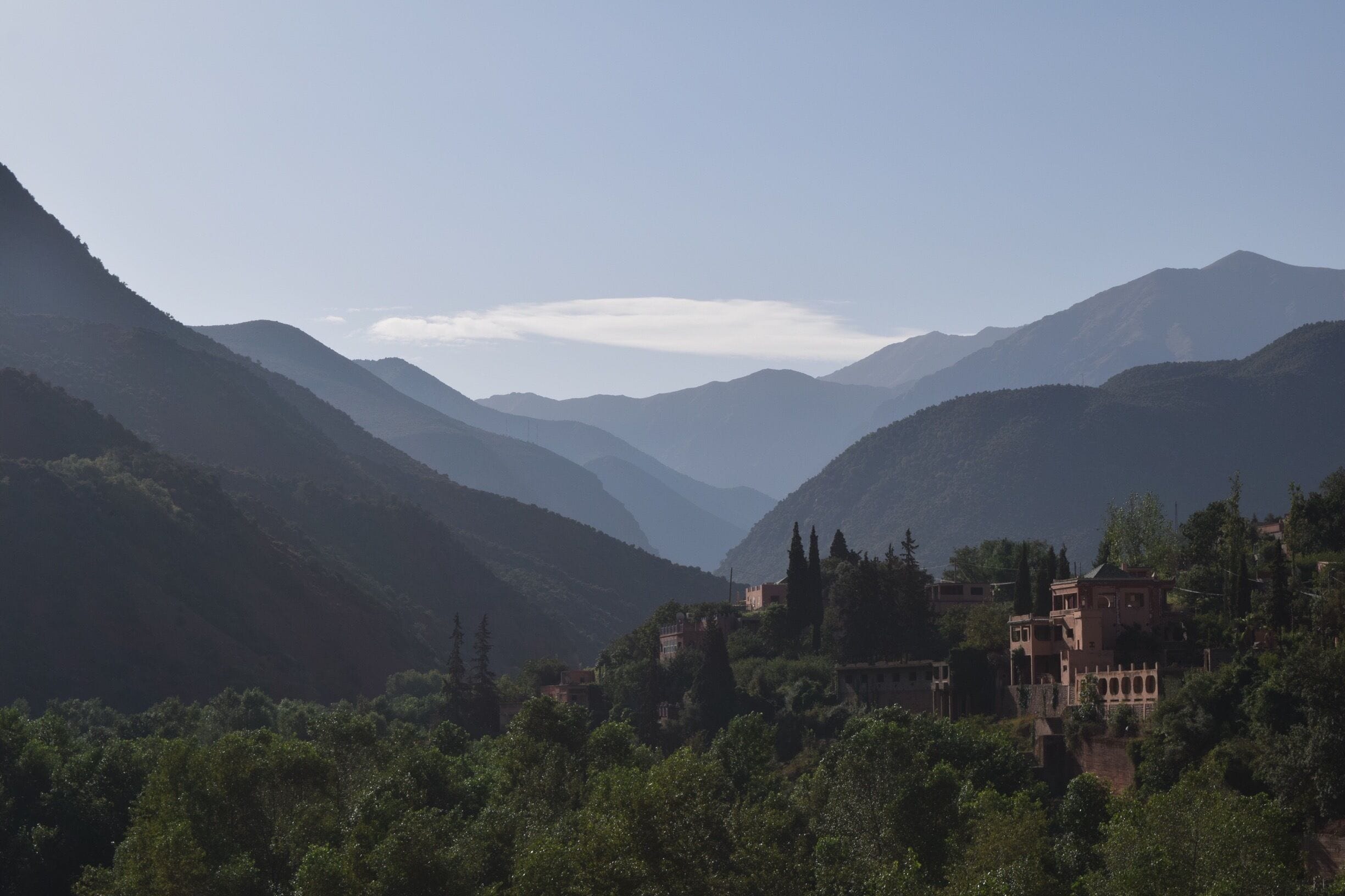 Beautiful valleys in Morocco