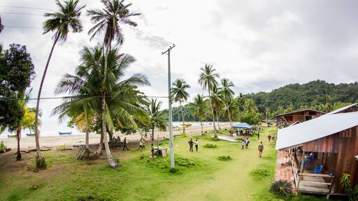 Big Game Angel Lodge in einem Fischerdorf an der Pazifikküste in Kolumbien, Bahia Solano, Jurado